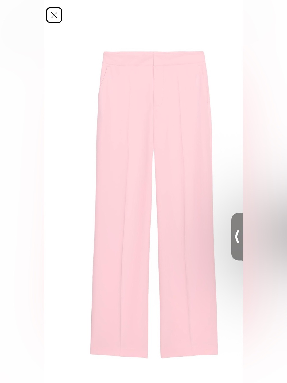 Zara flowy straight leg pants